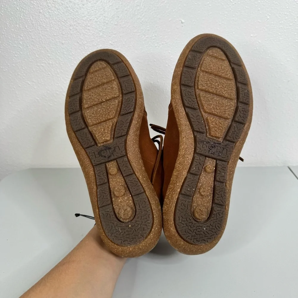 Born Nuala II Brown Leather‎ Chukka Boots Size 10